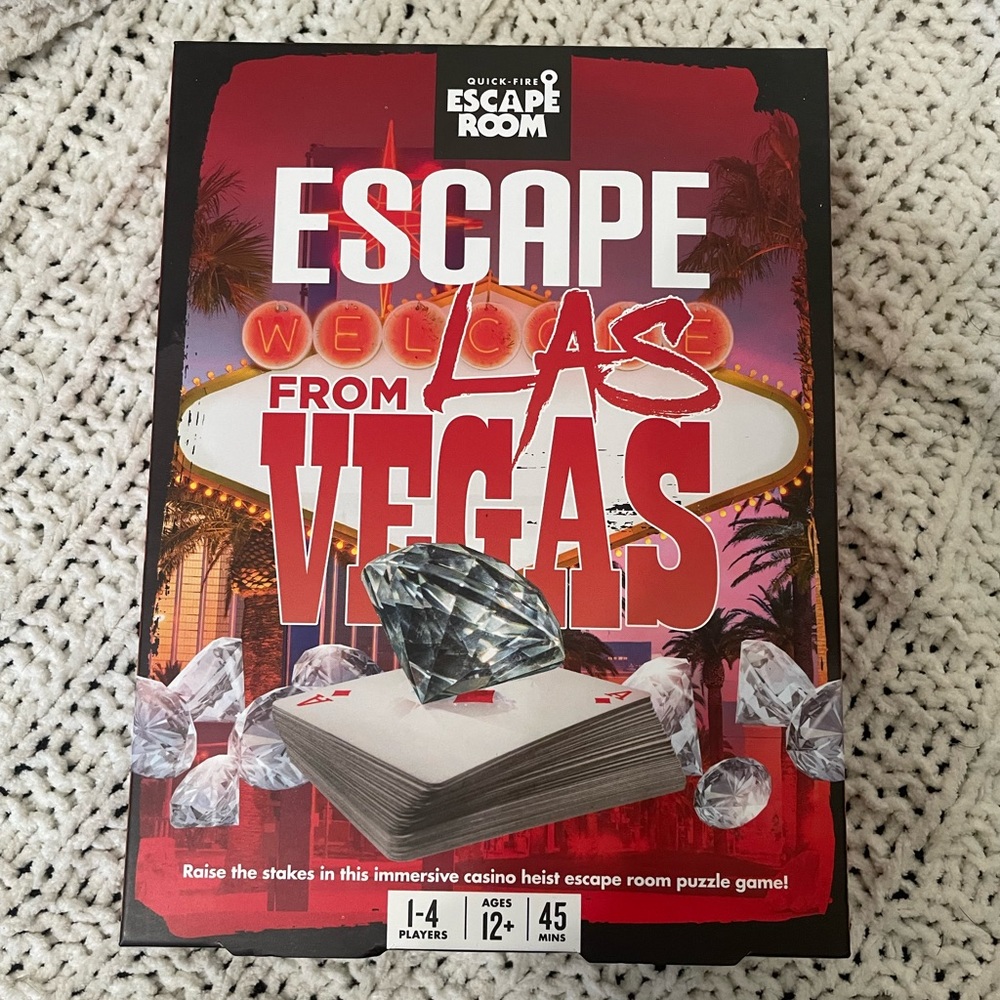 NEW “Escape from Las Vegas” by Quick-Fire Escape Room Professor Puzzle